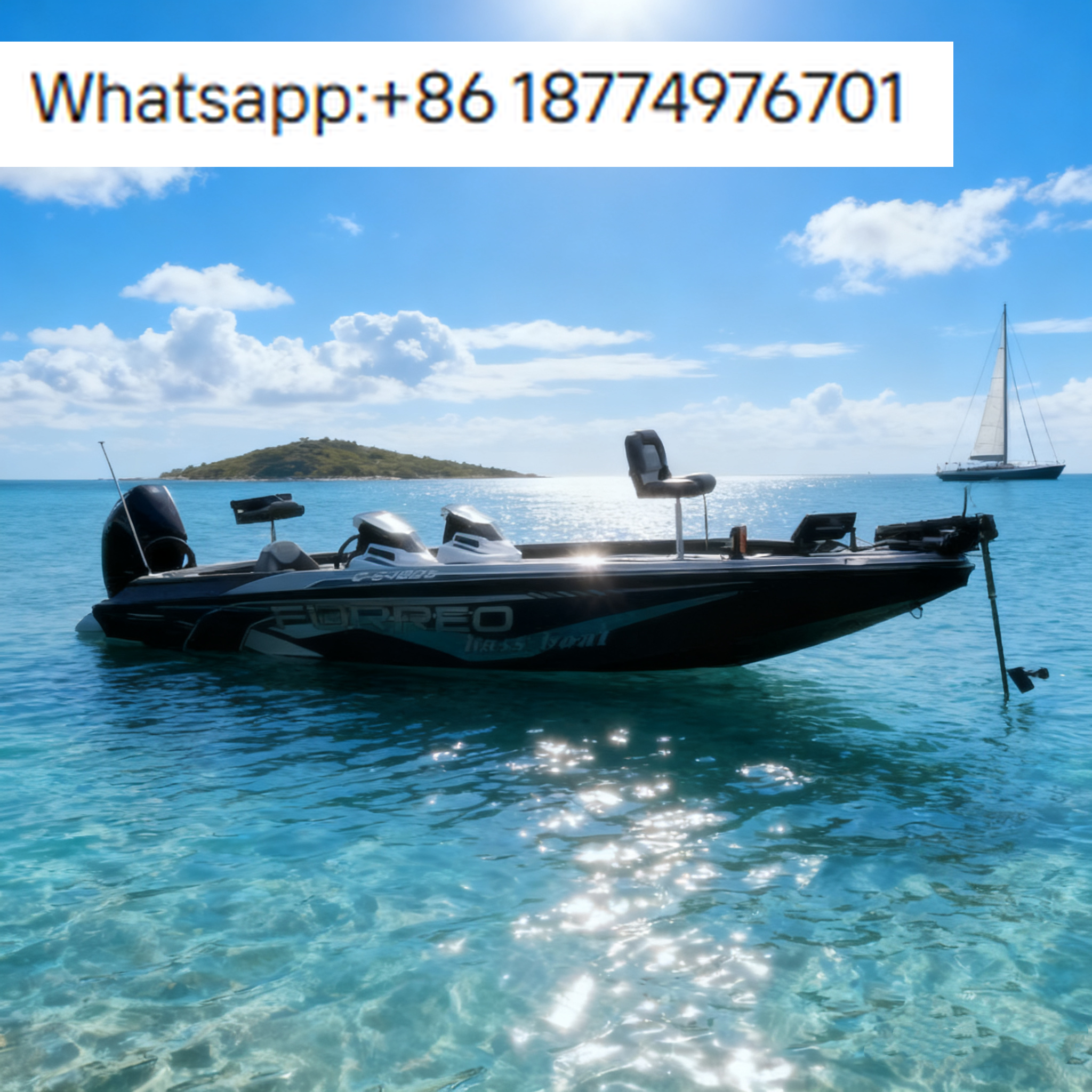 Fishing Boat Aluminum - قارب صيد من الألومنيوم بطول 14