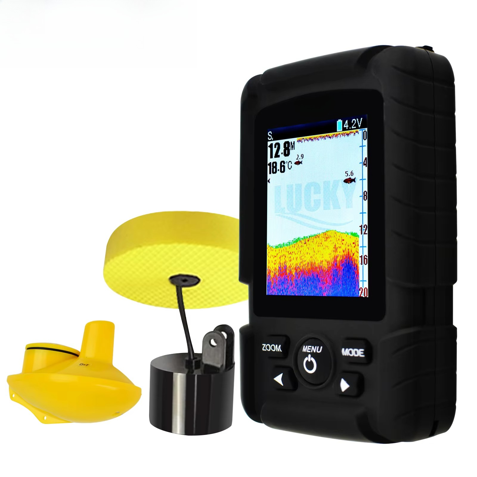 Fishing Boat Depth Finder - جهاز كشف الأسماك لاسلكي وسلكي 2