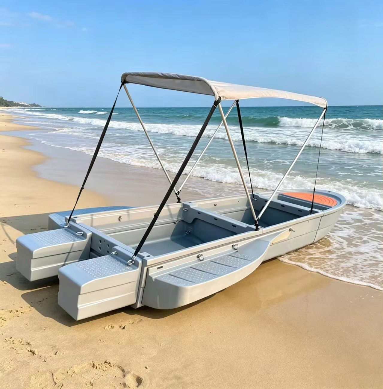 Fishing Boat Aluminum - قارب صيد محمول قابل للطي عالي