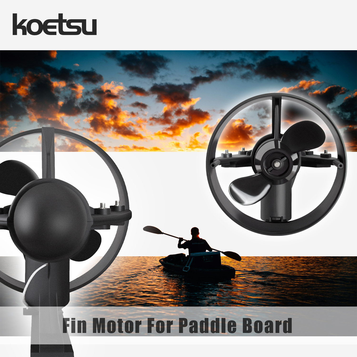 Fishing Boat Trolling Motor - محرك دفع تحت الماء للوح التجديف