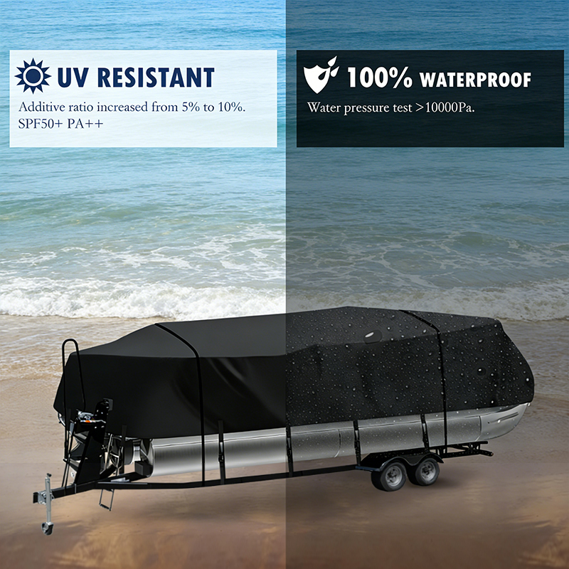 Fishing Boat Cover - غطاء قارب أكسفورد مقاوم للماء، خفيف