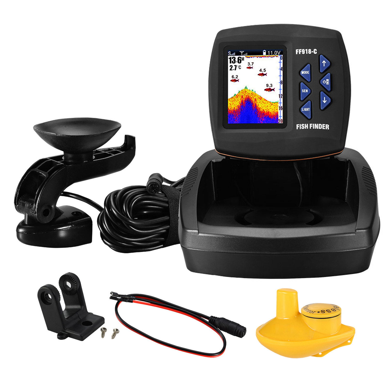 Fishing Boat Depth Finder - صياد السمك مستشعر السونار اللاسلكي صيد