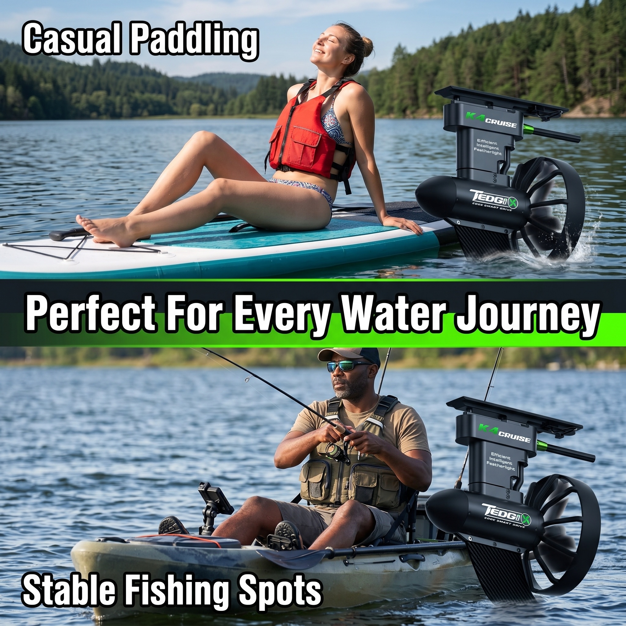 محرك كهربائي ذكي TRIMIX K4C لل - مراجعة Fishing Boat Trolling Motor وسعره