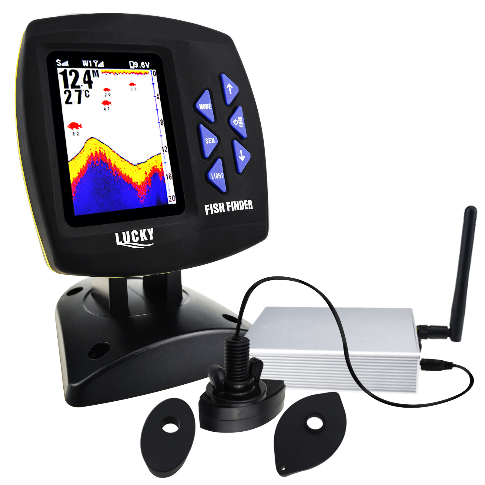 جهاز LUCKY لتحديد مواقع الأسما - مراجعة Fishing Boat Depth Finder وسعره