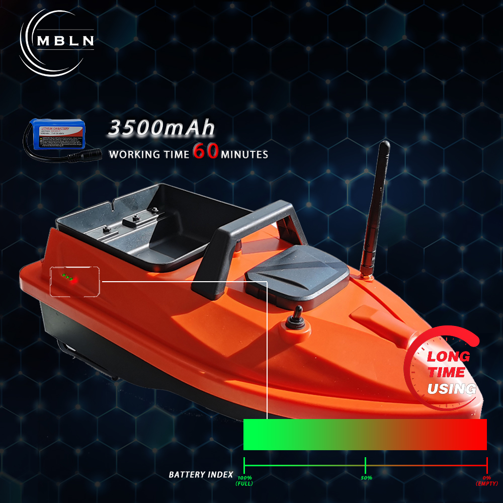 قارب طعم MBLN Mini GPS - 24 نق - مراجعة Fishing Boat Gps وسعره