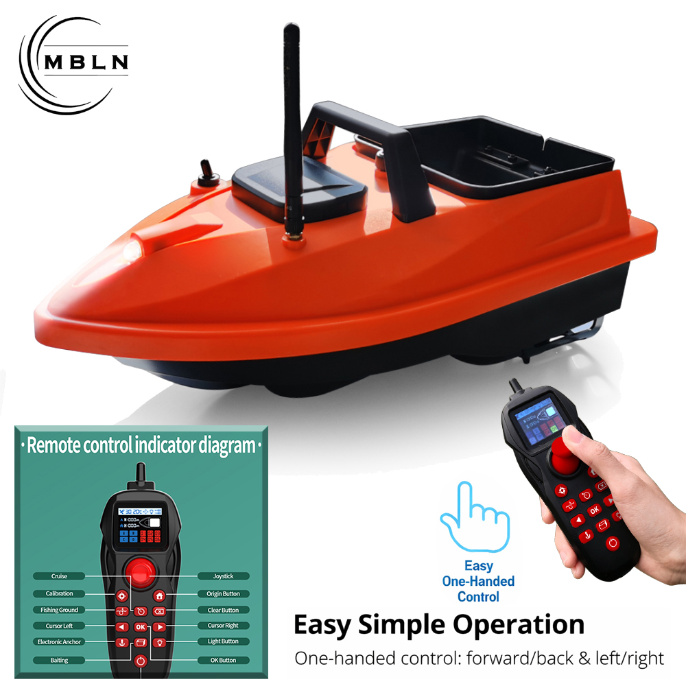 قارب طعم MBLN Mini GPS - 24 نق - مراجعة Fishing Boat Gps وسعره