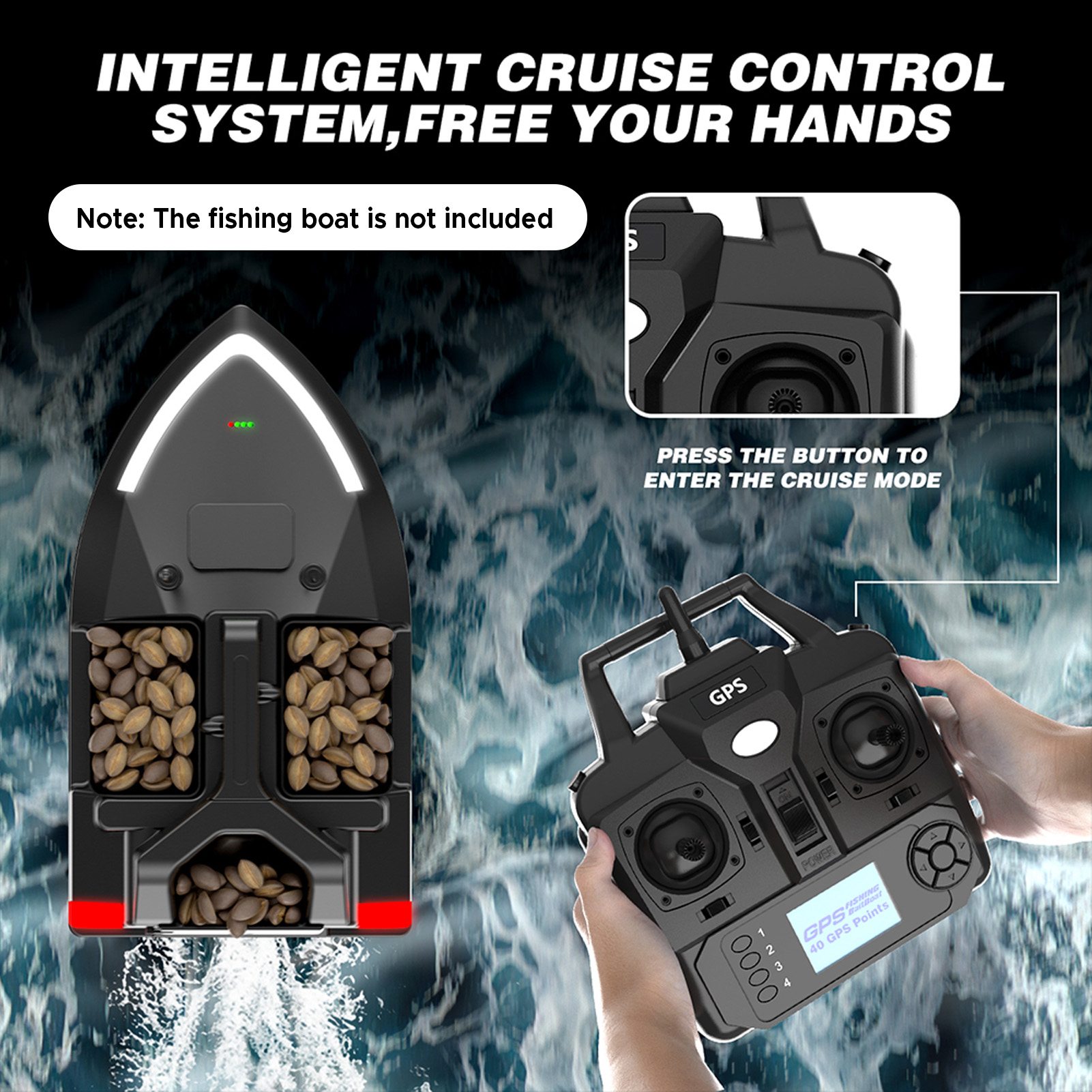 جهاز التحكم عن بعد لقارب الصيد - مراجعة Fishing Boat Gps وسعره