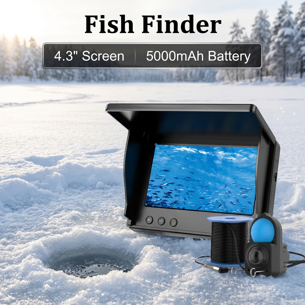 كاميرا تحت الماء لاكتشاف الأسم - مراجعة Fishing Boat Depth Finder وسعره