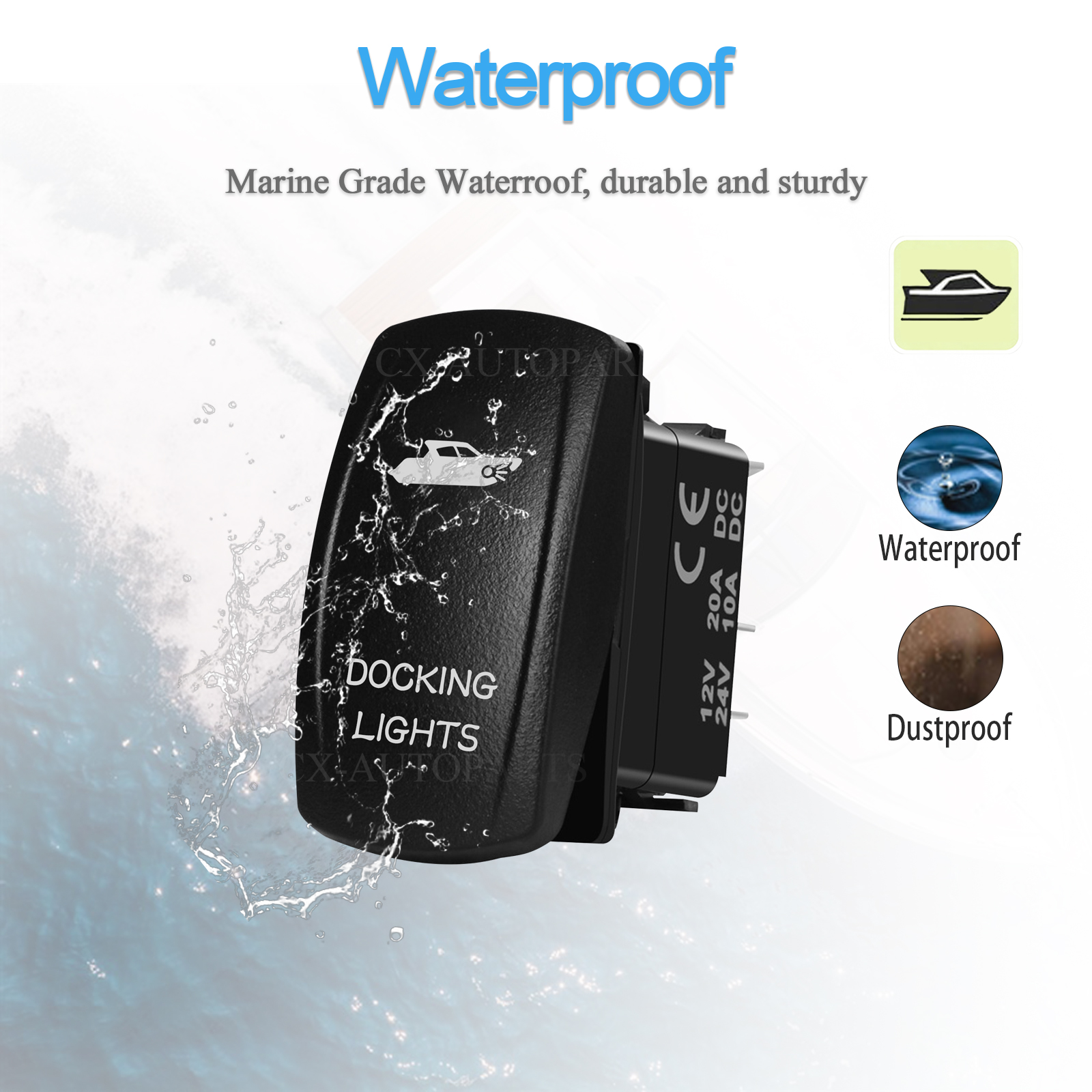 مفتاح روكر بحري IP66، تشغيل-إي - مراجعة Fishing Boat Anchor وسعره