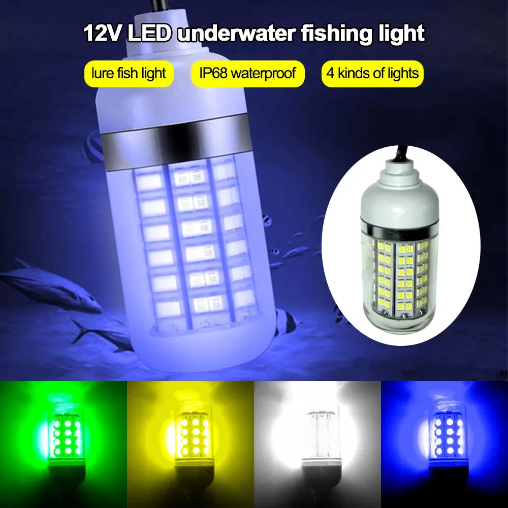 مصباح صيد ليلي تحت الماء ، ضوء - مراجعة Fishing Boat Navigation Light وسعره