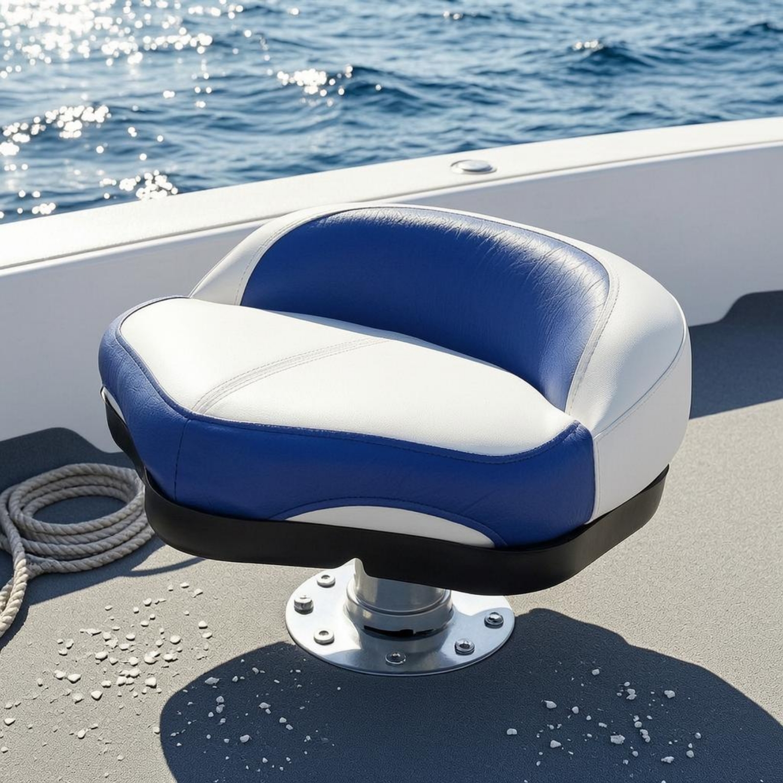 مقعد قارب صيد مبطن ومريح، مقعد - مراجعة Fishing Boat Seat وسعره