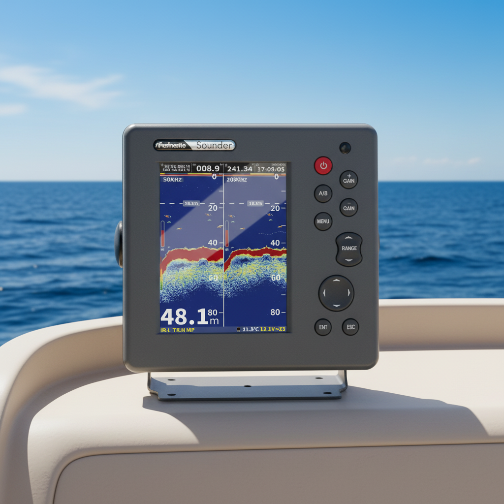 إكسسوارات القوارب من مارينلايت - مراجعة Fishing Boat Depth Finder وسعره
