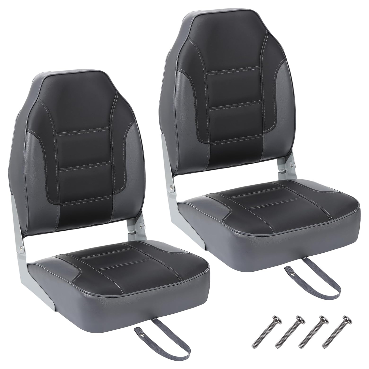 مقعدين قابلين للطي للقوارب، مق - مراجعة Fishing Boat Seat وسعره