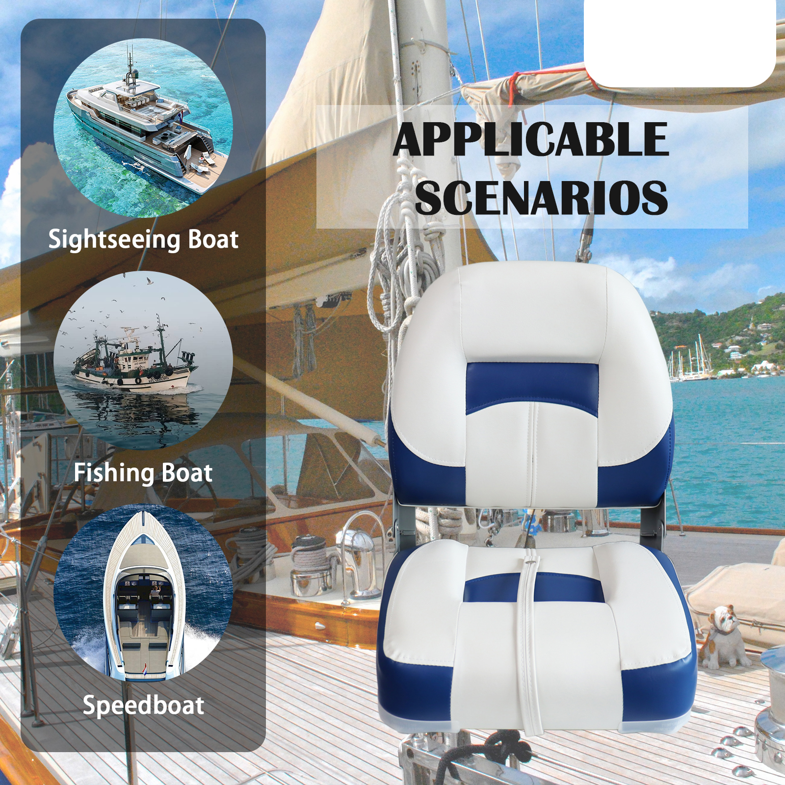 مقاعد قارب باس قابلة للطي مقعد - مراجعة Fishing Boat Steering Wheel وسعره