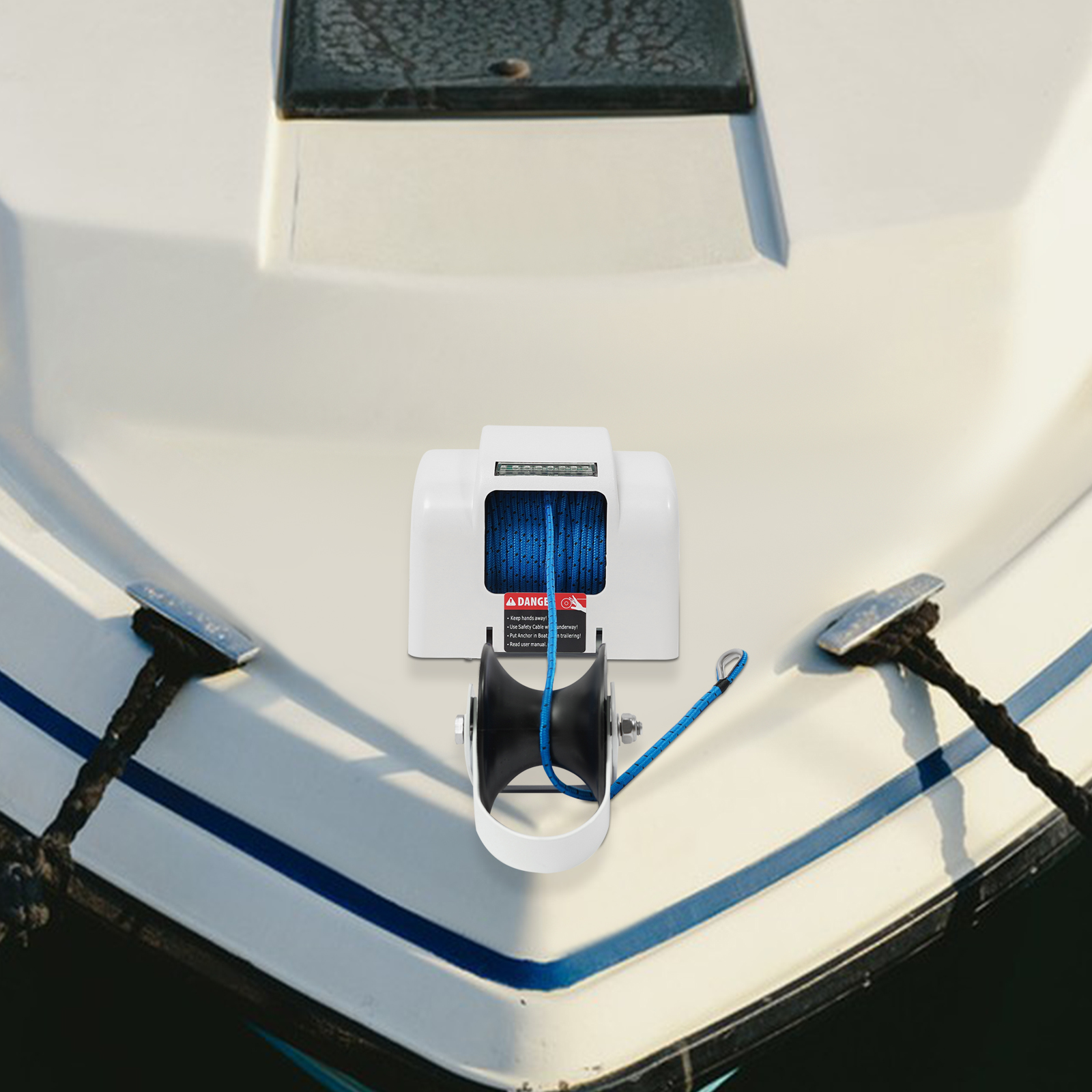 ونش مرساة كهربائي 12 فولت بقوة - مراجعة Fishing Boat Anchor Winch وسعره