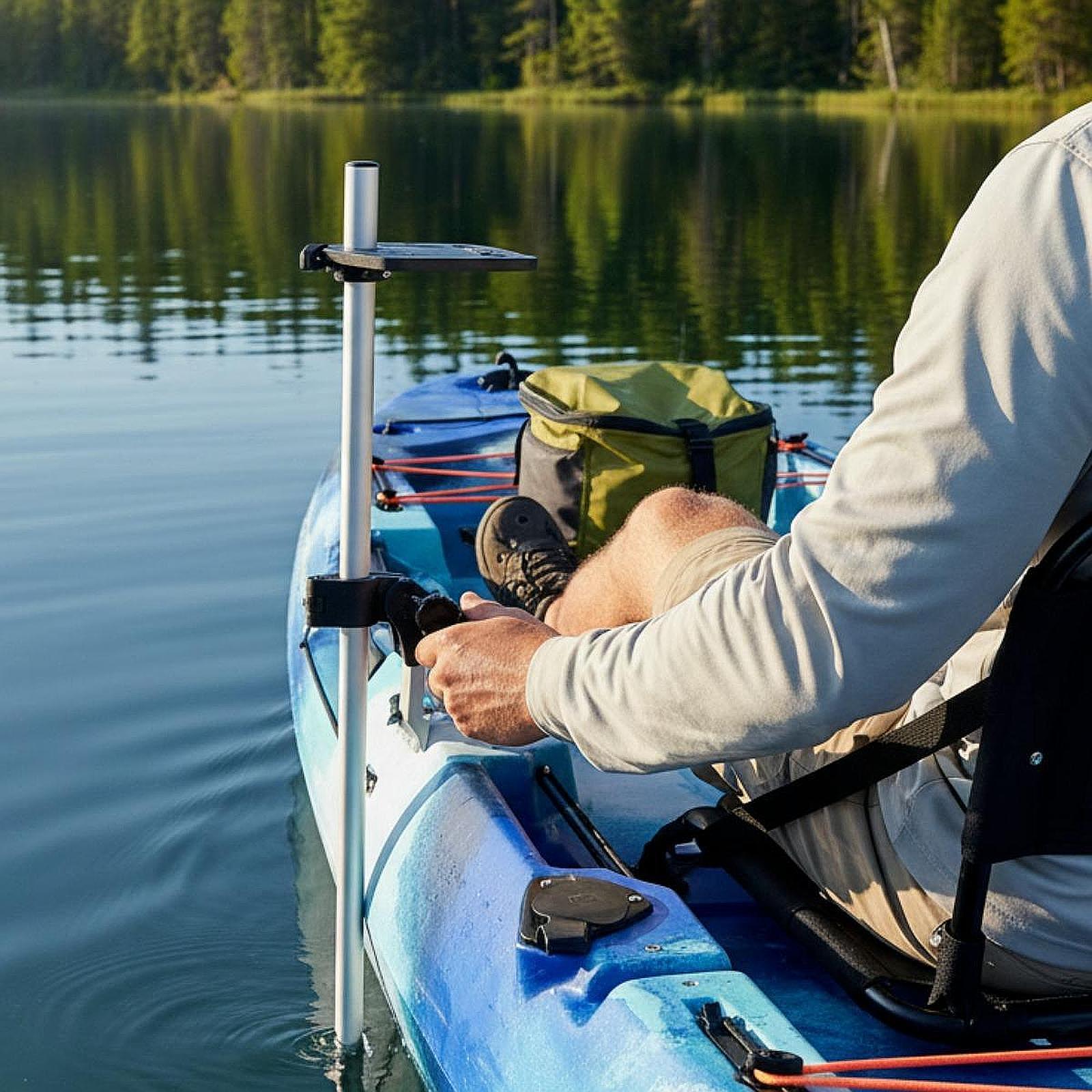 حامل جهاز تحديد مواقع الأسماك  - مراجعة Fishing Boat Aluminum وسعره
