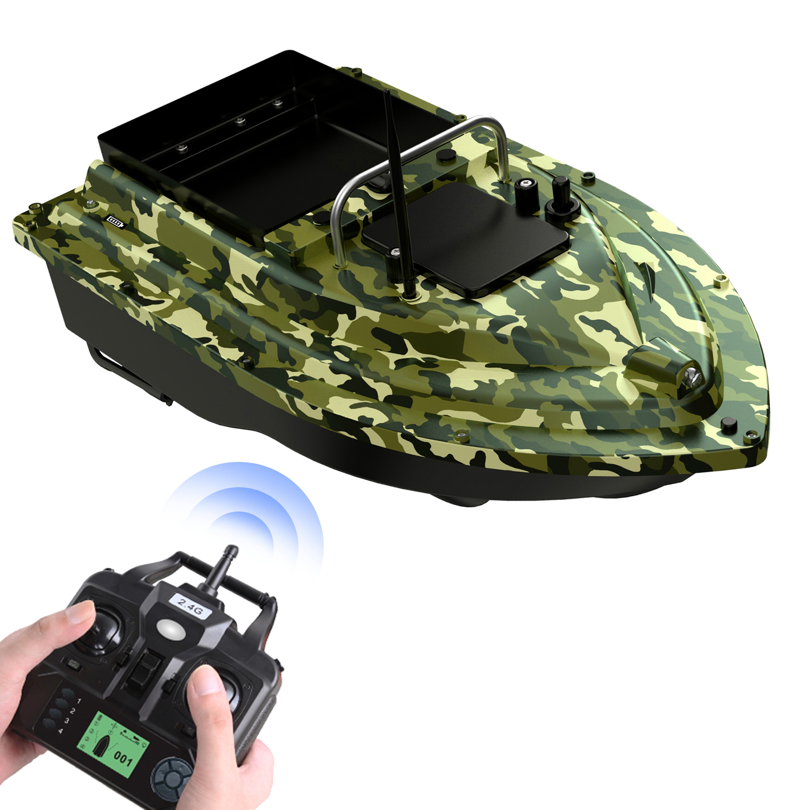قارب طعوم صيد آلي مزود بنظام ت - مراجعة Fishing Boat Gps وسعره