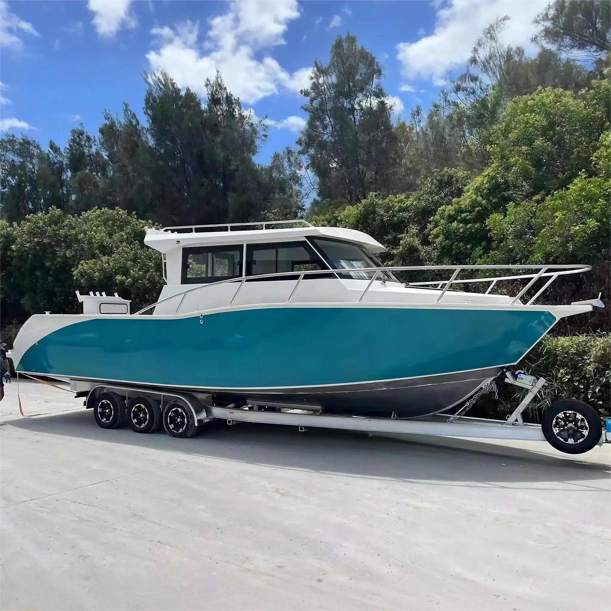 قارب رياضي من الألومنيوم بطول  - مراجعة Fishing Boat Aluminum وسعره