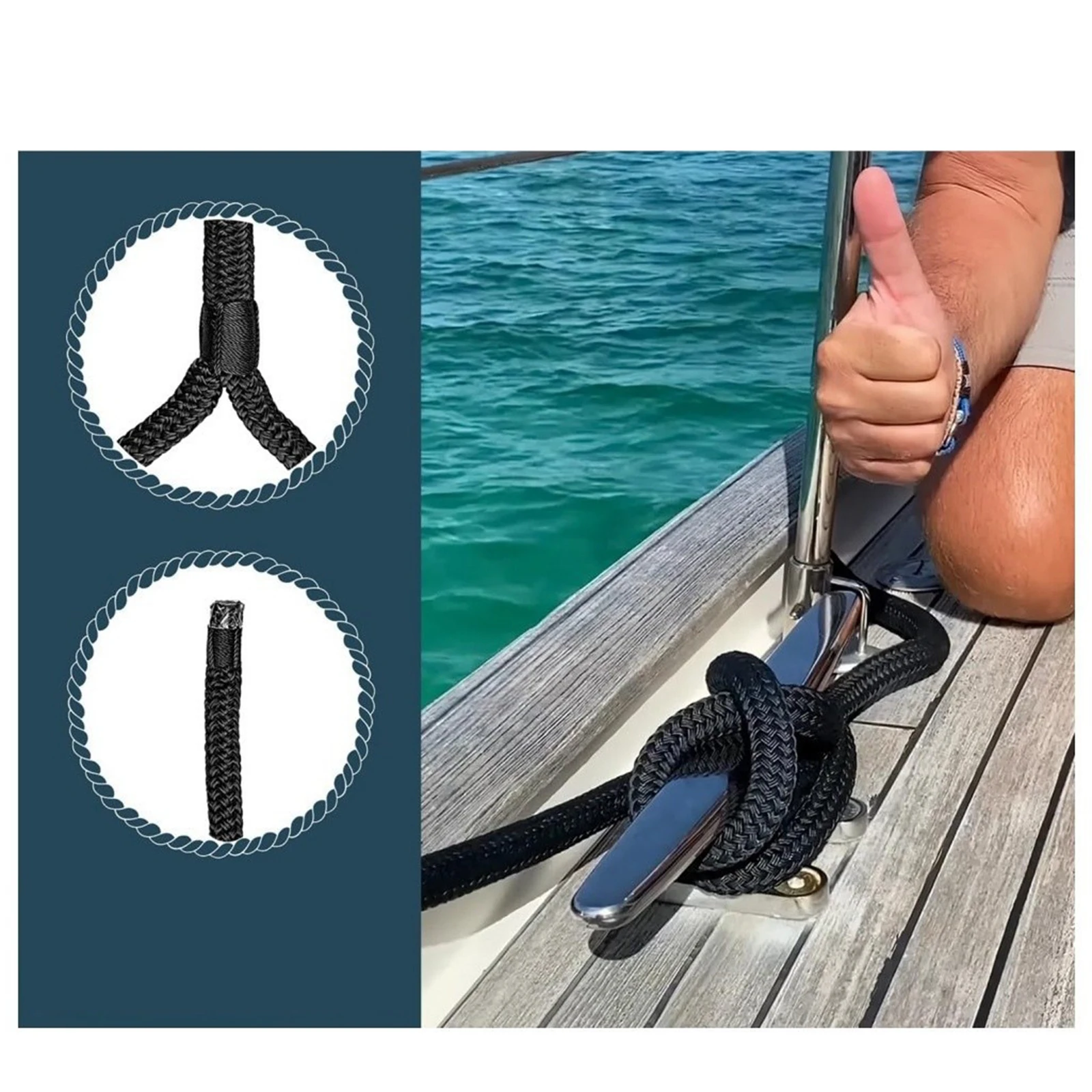 البحرية حوض حبل النايلون لرسو  - مراجعة Fishing Boat Paddle وسعره