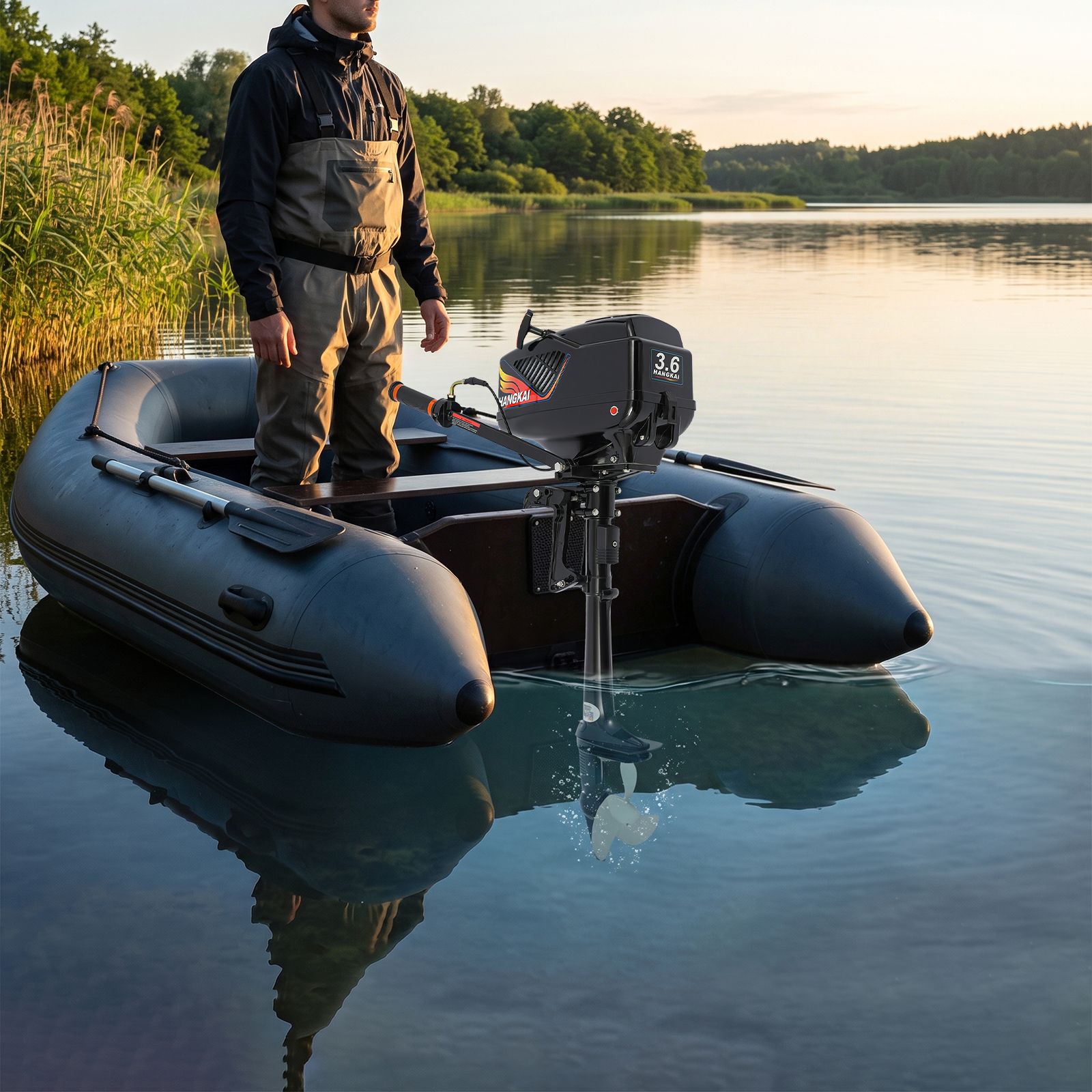 محرك خارجي، محرك خارجي يعمل با - مراجعة Fishing Boat Trolling Motor وسعره