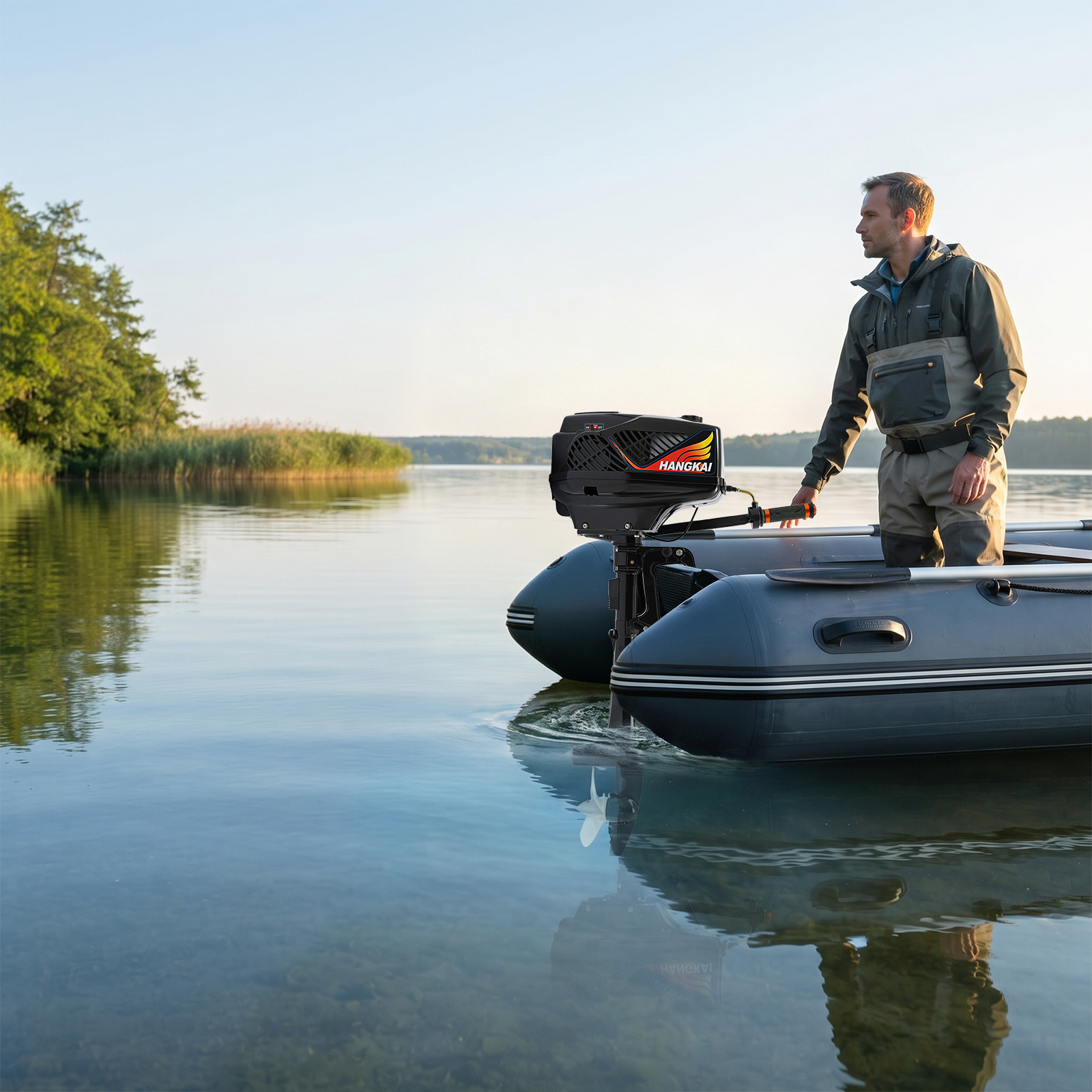 محرك خارجي، محرك خارجي يعمل با - مراجعة Fishing Boat Trolling Motor وسعره