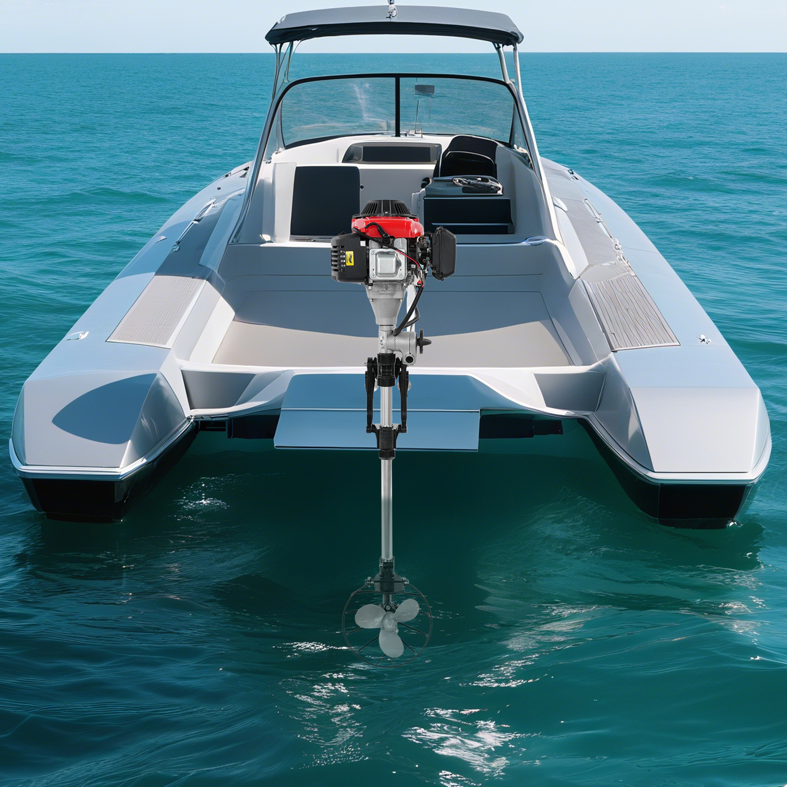 محرك خارجي، محرك خارجي يعمل با - مراجعة Fishing Boat Outboard Motor وسعره
